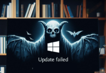Global Tech Meltdown: Faulty Update Cripples Businesses Worldwide a microsoft windows computer screen with Update failed written on the screen