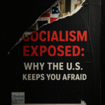 A poster of socialism exposed